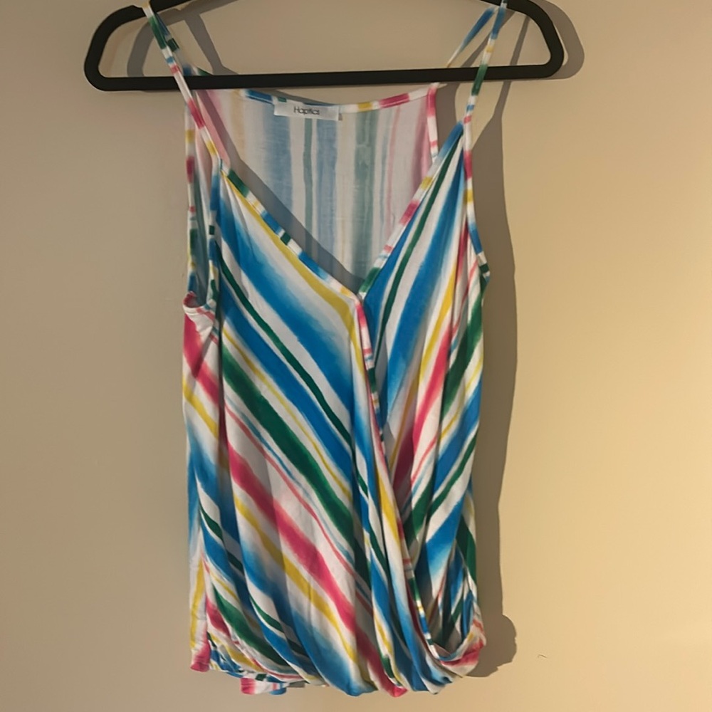 Multi color surplice top